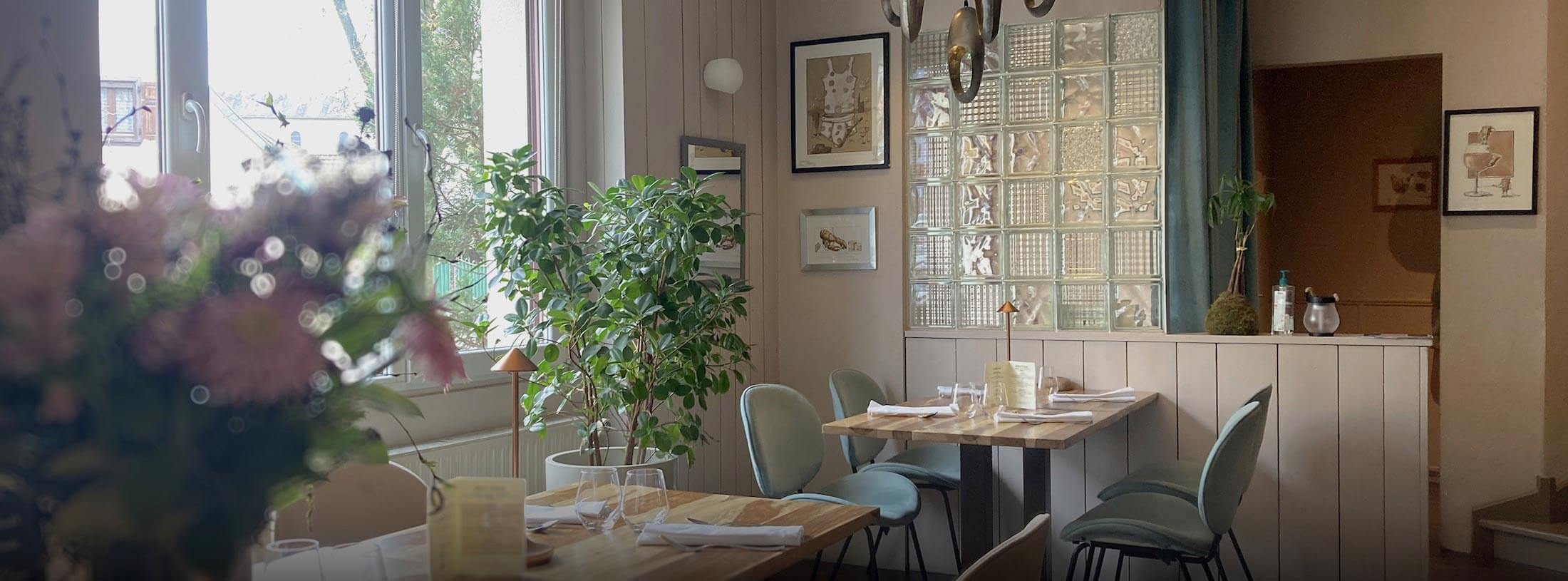 Salle du restaurant le Bouchon et l'Assiette à Illkirch au rez-de-chaussée