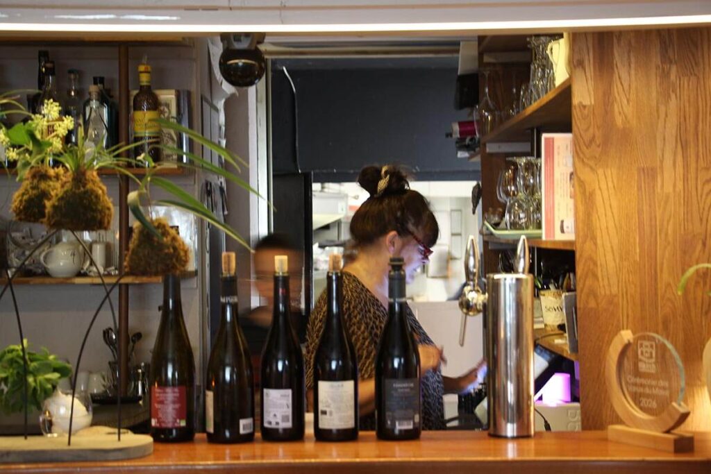 Comptoir accueil au restaurant Le Bouchon & l'Assiette à Illkirch